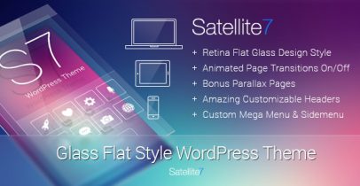 Satellite7 v2.4 Wordpress扁平化風格主題